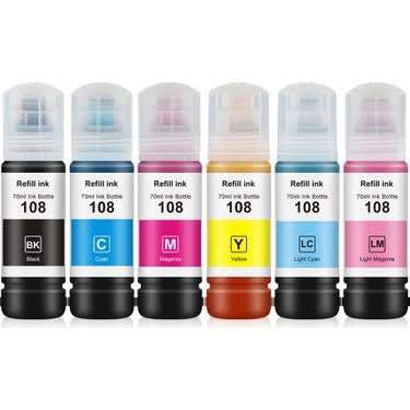 Epson EcoTank 108 Muadil Mürekkep Seti