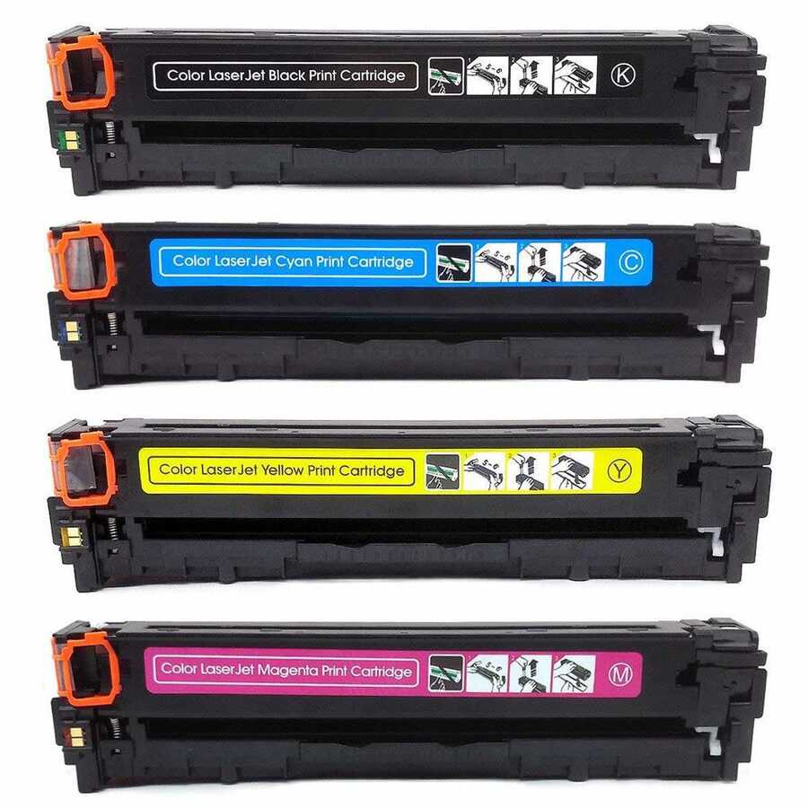 HP 125A CB542A Sarı Muadil Toner